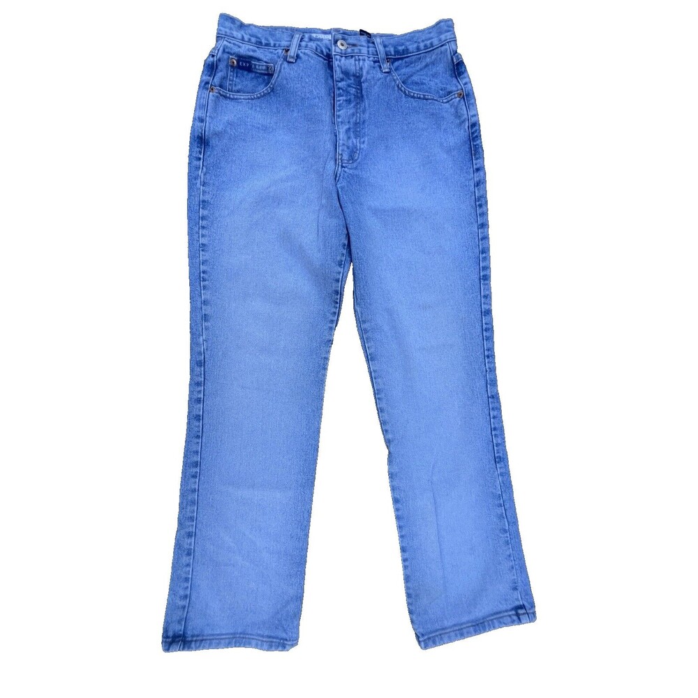 Express Bleus Womens Regular Blue Mid Rise Bootcut Jeans Vintage 80’s Size 11/12